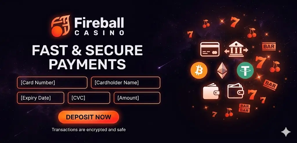 Fizetés — Fireball Casino