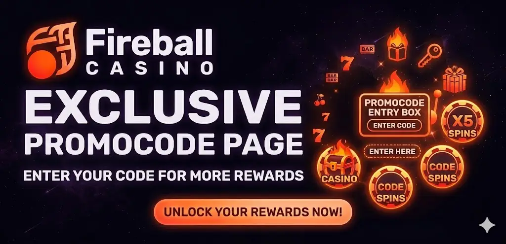 Promóciós kód — Fireball Casino