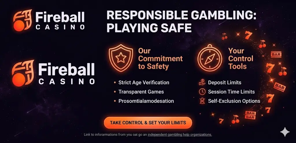 Felelős játék — Fireball Casino